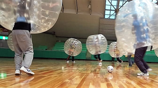 バブルサッカー体験会