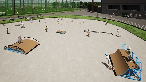 恩田スポーツパーク都市型スポーツ広場